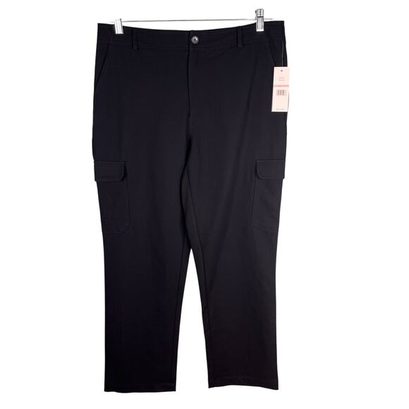 Nanette Lepore Pants Very Black 12 Pockets New - Picture 6 of 13